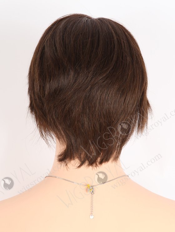 HD Lace Natural Looking Dark Brown Short Pixie Wigs WR-CLF-054-25002