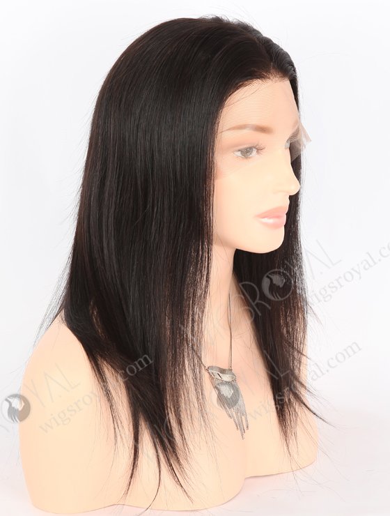 In Stock Brazilian Virgin Hair 14" Straight Natural Color Full Lace Wig FLW-04008-25036