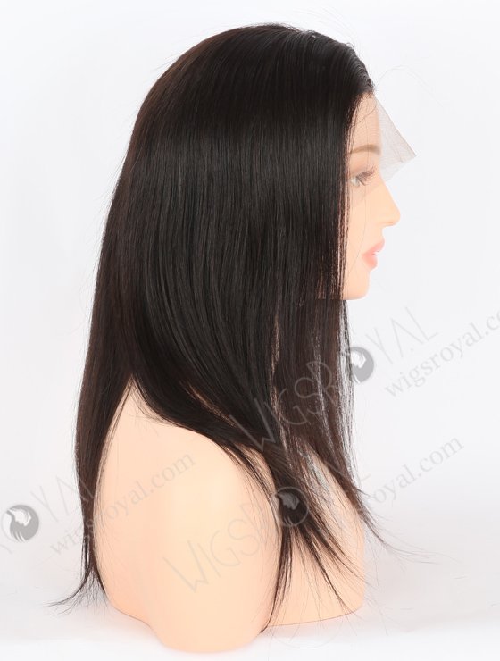 In Stock Brazilian Virgin Hair 14" Straight Natural Color Full Lace Wig FLW-04008-25037