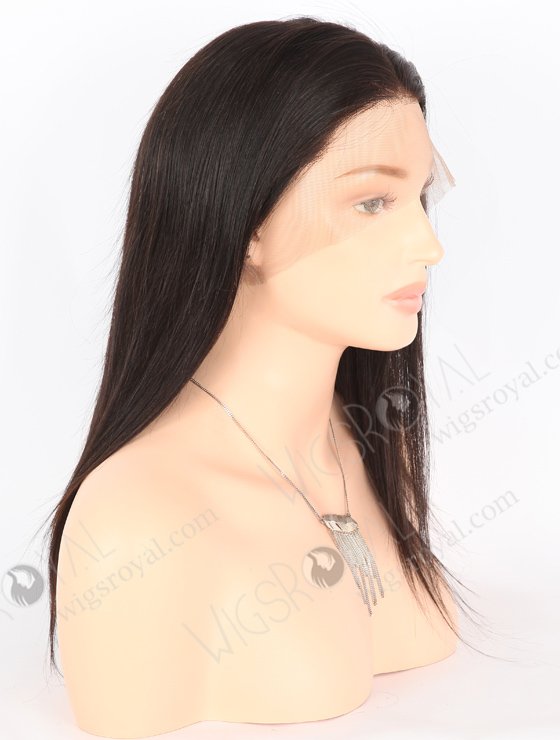 In Stock Brazilian Virgin Hair 14" Straight Natural Color Full Lace Wig FLW-04008-25040