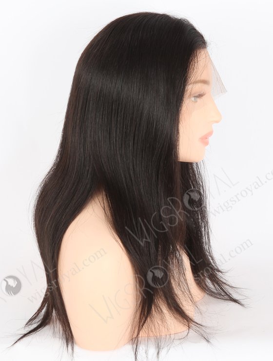 In Stock Brazilian Virgin Hair 16" Straight Natural Color Full Lace Wig FLW-04023-25070