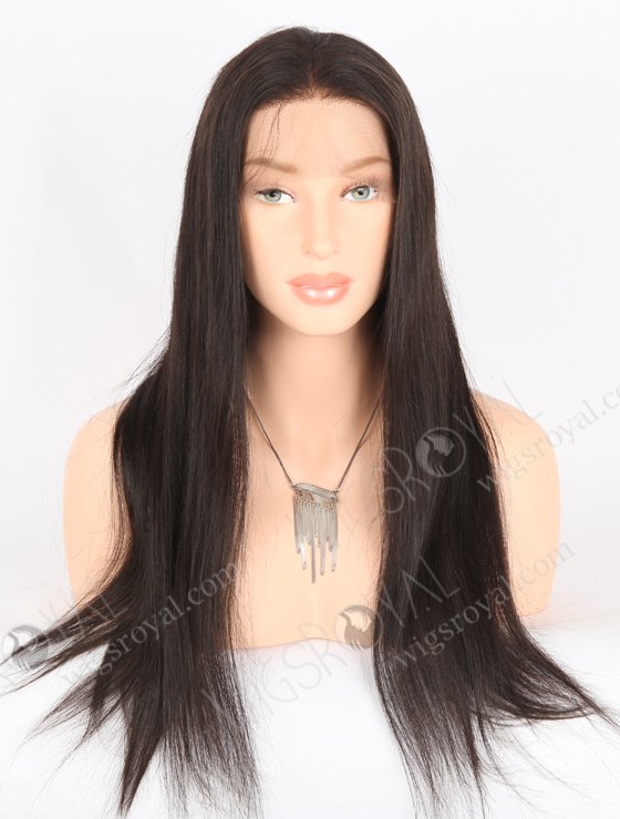 In Stock Brazilian Virgin Hair 20" Straight Natural Color Full Lace Wig FLW-04078
