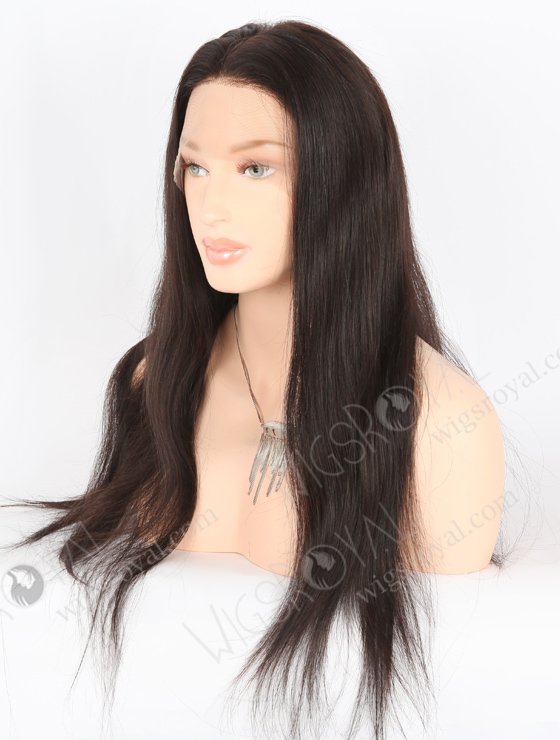 In Stock Brazilian Virgin Hair 22" Straight Natural Color Full Lace Wig FLW-04205-25097
