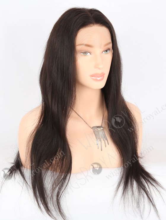 In Stock Brazilian Virgin Hair 22" Straight Natural Color Full Lace Wig FLW-04205-25098