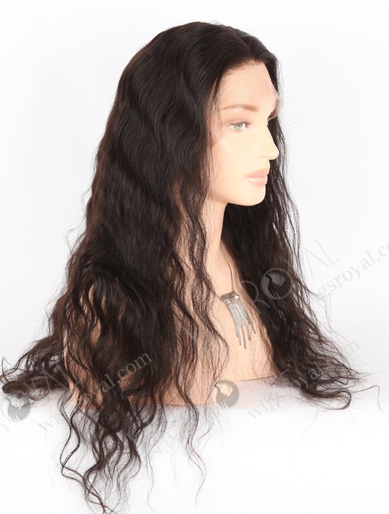 In Stock Brazilian Virgin Hair 22" Natural Wave Natural Color Full Lace Wig FLW-04206-25106