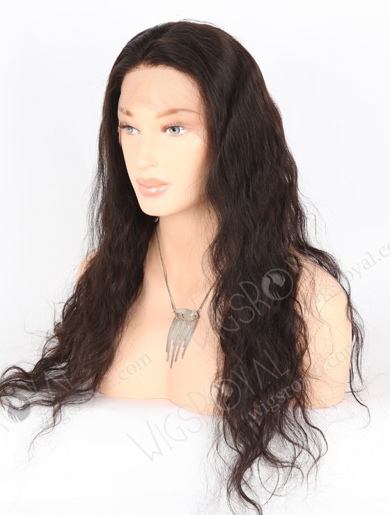 In Stock Brazilian Virgin Hair 22" Natural Wave Natural Color Full Lace Wig FLW-04206-25108