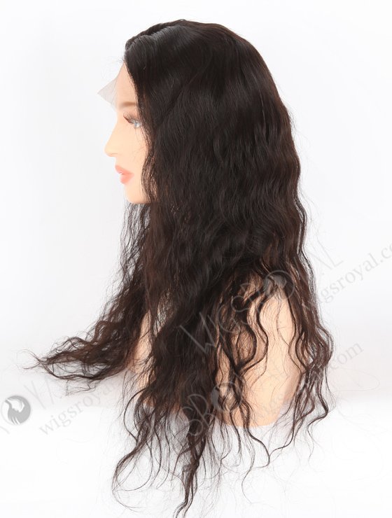 In Stock Brazilian Virgin Hair 22" Natural Wave Natural Color Full Lace Wig FLW-04206-25109