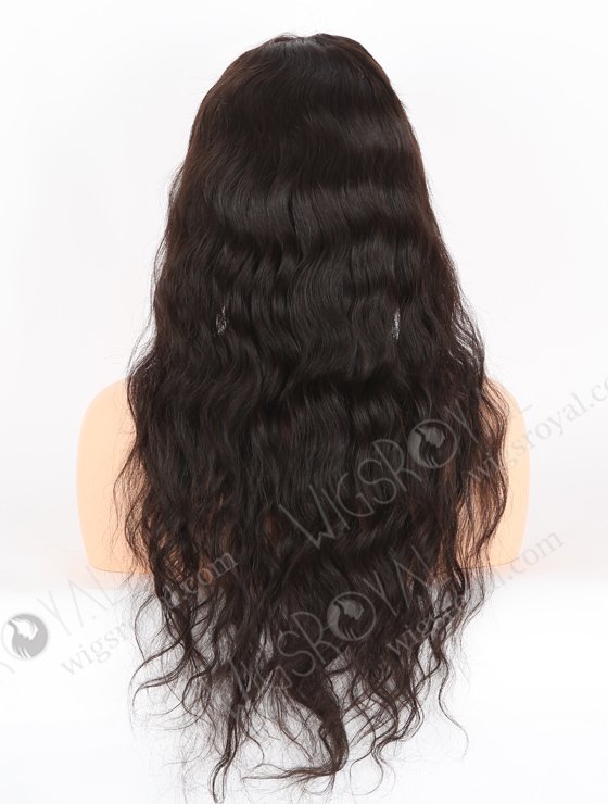 In Stock Brazilian Virgin Hair 22" Natural Wave Natural Color Full Lace Wig FLW-04206-25110