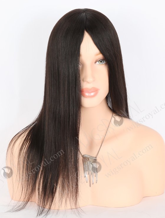 In Stock Malaysian Virgin Hair 16" Straight Natural Color Silk Top Glueless Wig GL-03020-25133