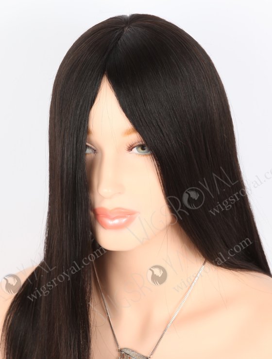 In Stock Malaysian Virgin Hair 16" Straight Natural Color Silk Top Glueless Wig GL-03020-25136