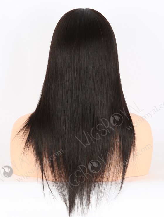 In Stock Malaysian Virgin Hair 16" Straight Natural Color Silk Top Glueless Wig GL-03020-25139