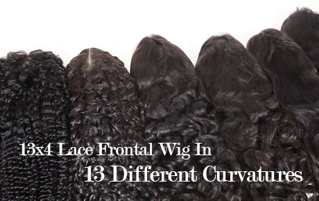 13x4 Lace Frontal Wig In 13 Different Curvatures