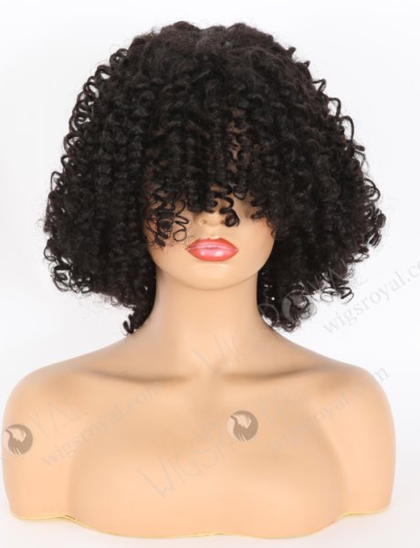All One Length Brazilian Human Hair Off Black Lace Front Wig WR-CLF-056