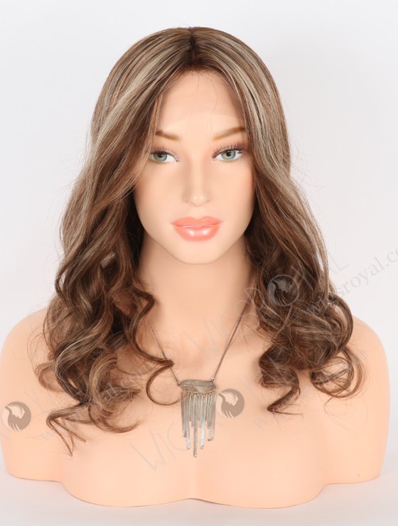 Medium Length Caramel Latte Color Lace Front Glueless Wig GLL-08066-25264