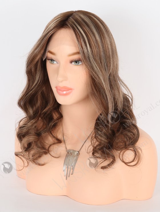 Medium Length Caramel Latte Color Lace Front Glueless Wig GLL-08066-25265