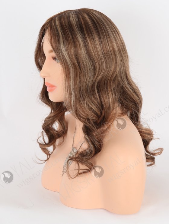Medium Length Caramel Latte Color Lace Front Glueless Wig GLL-08066-25268