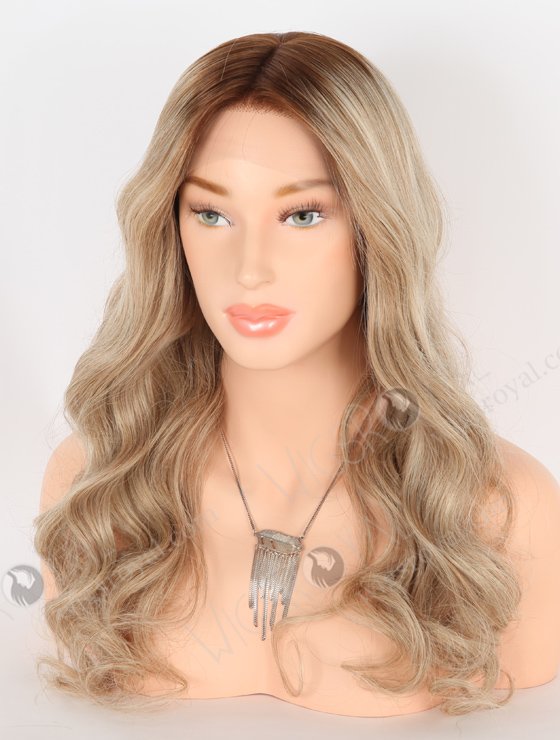 In Stock European Virgin Hair 20" Beach Wave B116 Color Lace Front Silk Top Glueless Wig GLL-08063-25277