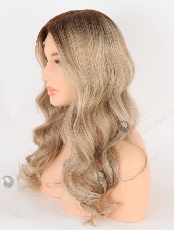 In Stock European Virgin Hair 20" Beach Wave B116 Color Lace Front Silk Top Glueless Wig GLL-08063-25278