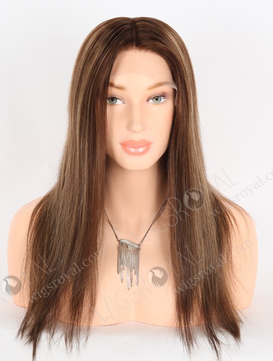 Perfect Hairline Glueless Wigs for Beginners 16 Inch Stunning Brown European Hair GLL-08049