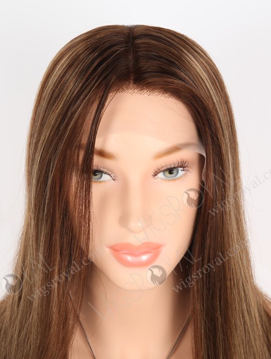 Perfect Hairline Glueless Wigs for Beginners 16 Inch Stunning Brown European Hair GLL-08049-25356