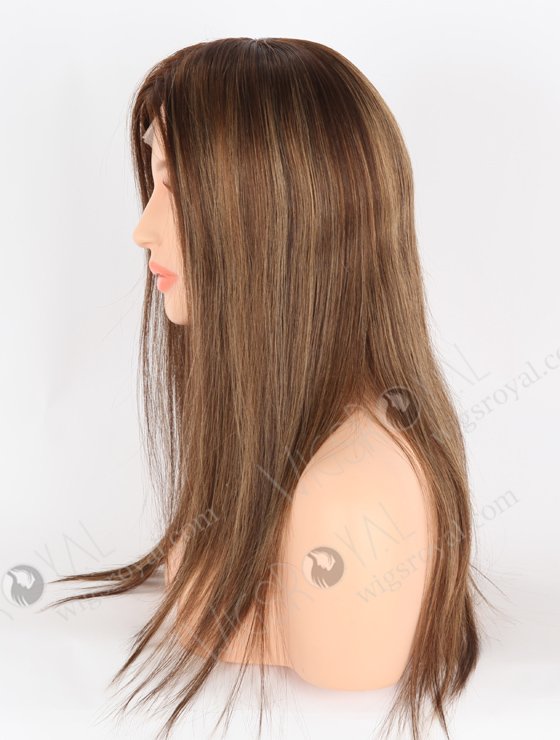 Perfect Hairline Glueless Wigs for Beginners 16 Inch Stunning Brown European Hair GLL-08049-25361