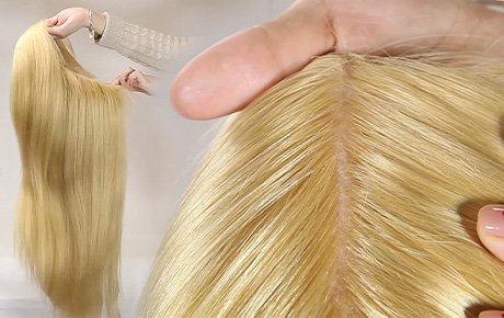 Long 30 Inch Very Realistic Imitation Of Human Scalp Silk Top Full Lace Wig