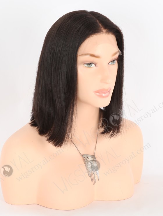 In Stock Indian Remy Hair 10" Bob Straight Natural Color 5"×5" HD Lace Closure Wig CW-01024-25439