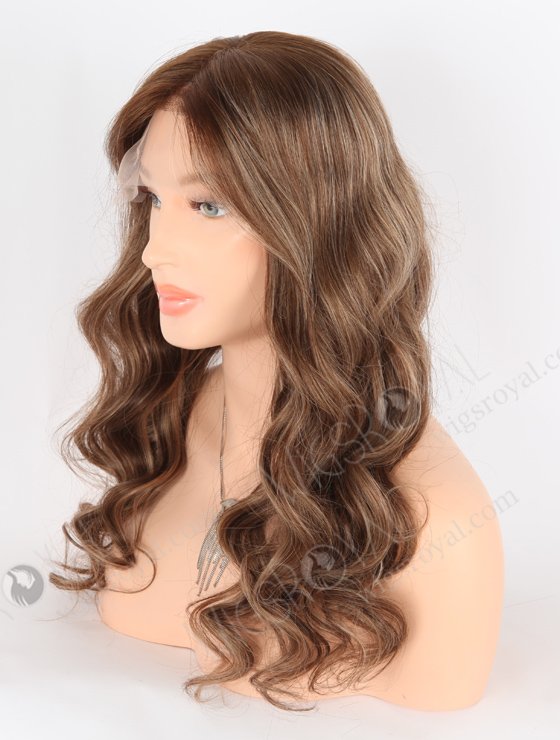 So Pretty Long Wavy Wig | Caramel Latte Color Natural Human Hair Lace Front Wigs Online RLF-08014-25469