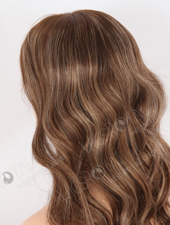 So Pretty Long Wavy Wig | Caramel Latte Color Natural Human Hair Lace Front Wigs Online RLF-08014-25474