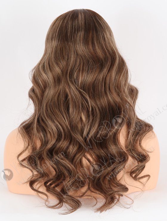 So Pretty Long Wavy Wig | Caramel Latte Color Natural Human Hair Lace Front Wigs Online RLF-08014-25476