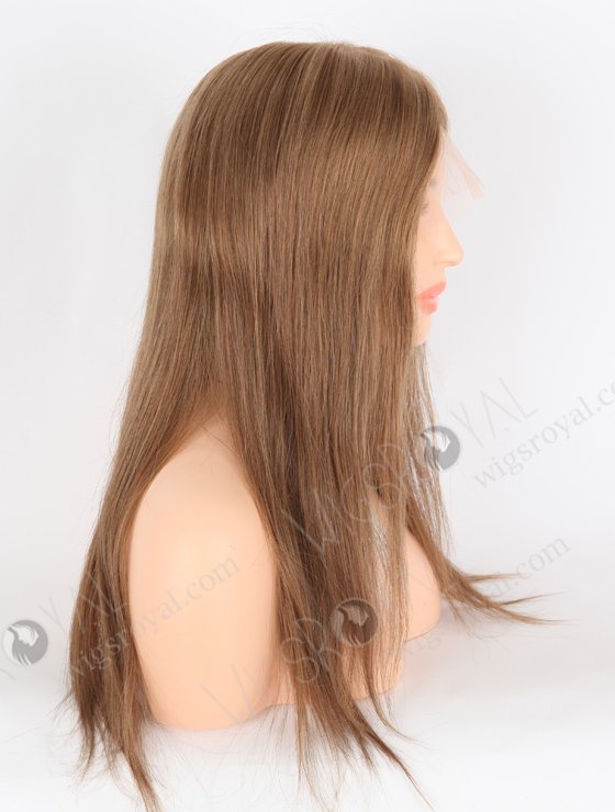 Noble Brown Human Hair Wigs Online Fast Shipping Most Realistic | In Stock European Virgin Hair 18" Straight 9# Color Lace Front Silk Top Glueless Wig GLL-08045-25428