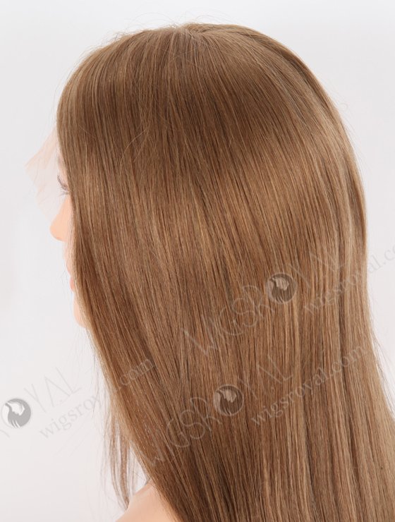 Noble Brown Human Hair Wigs Online Fast Shipping Most Realistic | In Stock European Virgin Hair 18" Straight 9# Color Lace Front Silk Top Glueless Wig GLL-08045-25430