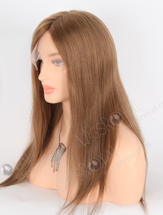 Noble Brown Human Hair Wigs Online Fast Shipping Most Realistic | In Stock European Virgin Hair 18" Straight 9# Color Lace Front Silk Top Glueless Wig GLL-08045-25431