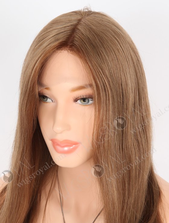 Pretty Brown Wigs for Small Heads Perfect Hairline | In Stock European Virgin Hair 16" Straight 9# Color Lace Front Silk Top Glueless Wig GLL-08044-25416