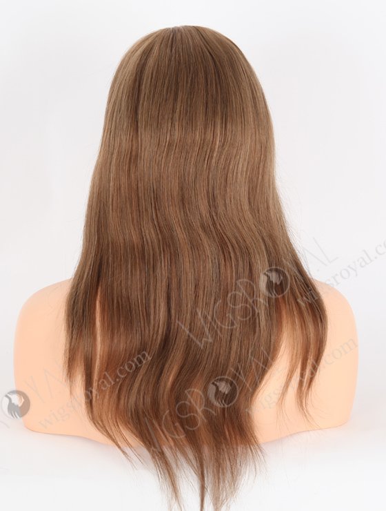 Pretty Brown Wigs for Small Heads Perfect Hairline | In Stock European Virgin Hair 16" Straight 9# Color Lace Front Silk Top Glueless Wig GLL-08044-25421
