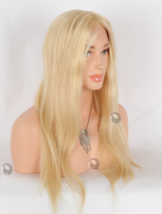 Quality Long Blonde Wig 20 Inch Glueless Human Hair Wigs | In Stock European Virgin Hair 20" Straight 613# Color Lace Front Silk Top Glueless Wig GLL-08043-25403