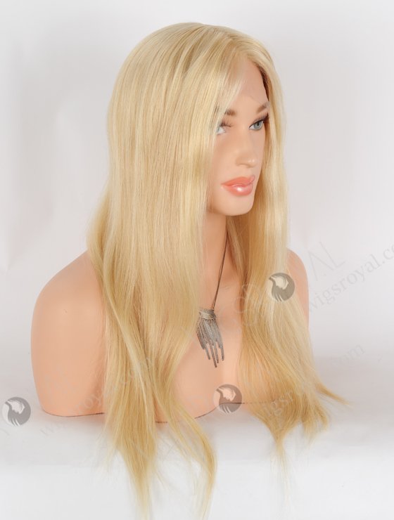 Quality Long Blonde Wig 20 Inch Glueless Human Hair Wigs | In Stock European Virgin Hair 20" Straight 613# Color Lace Front Silk Top Glueless Wig GLL-08043-25405