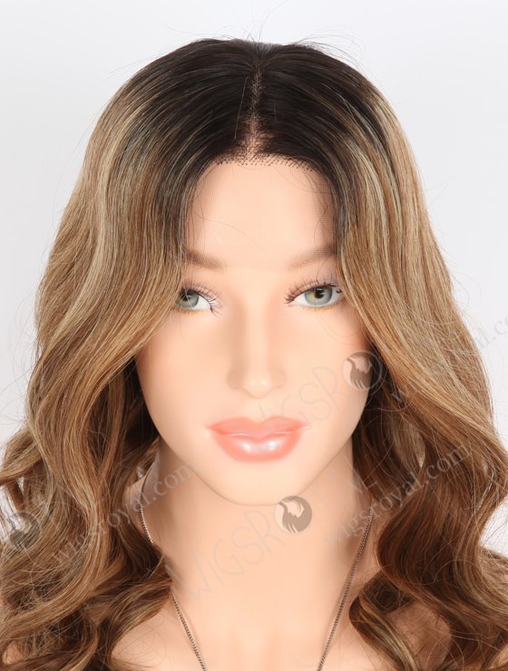 Trend Brown Highlight Balayage Color Rene Lace Front Wig RLF-08016-25514