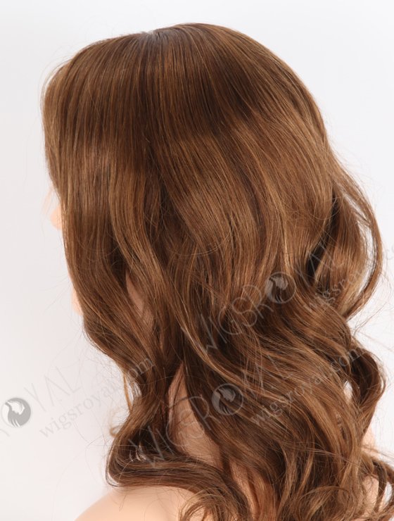 In Stock European Virgin Hair 16" Beach Wave T3/4# With T3/10# Highlights Color Lace Front Wig RLF-08027-25573