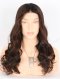 Pretty Wavy Lace Front Wigs 20 Inch Human Hair Brown with Black Lowlights RLF-08037