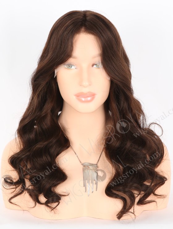 Awesome Dark Golden Brown Lace Front Wig RLF-08030-25592