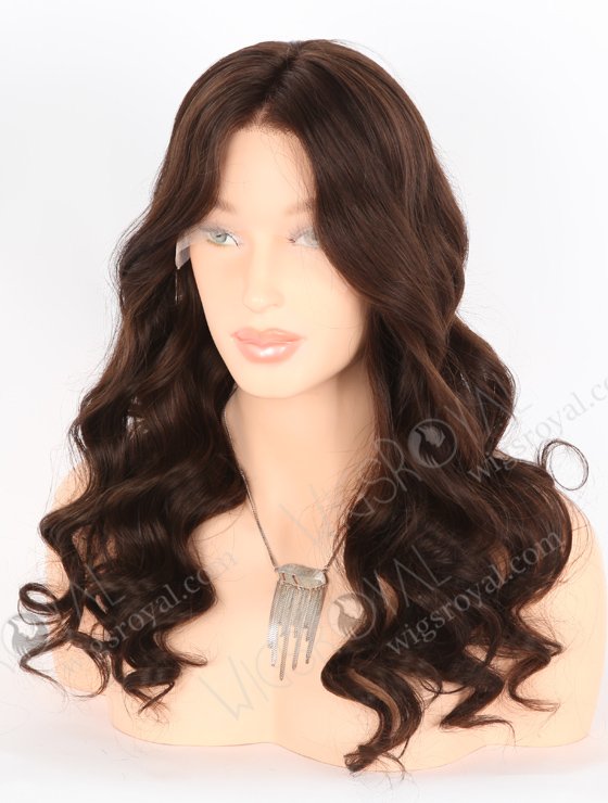 Awesome Dark Golden Brown Lace Front Wig RLF-08030-25591