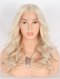 In Stock European Virgin Hair 20" Beach Wave White Color Lace Front Wig RLF-08031
