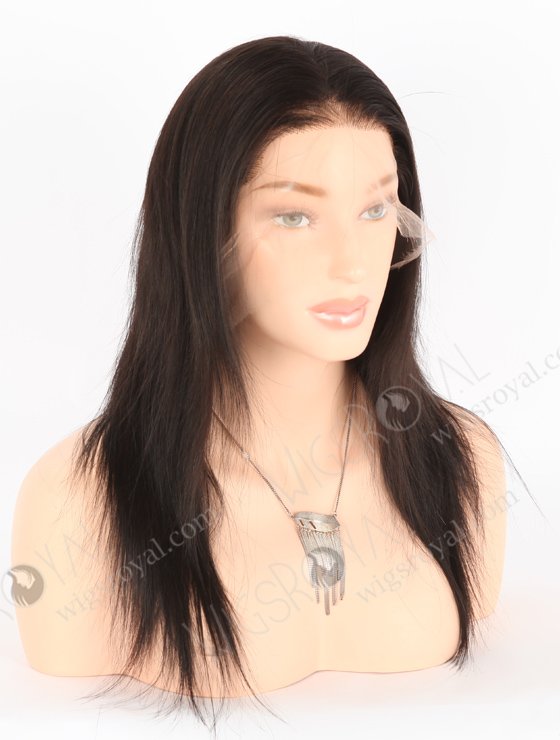 In Stock Indian Remy Hair 14" Straight Natural Color HD Lace Front Wig LLF-01016-25700