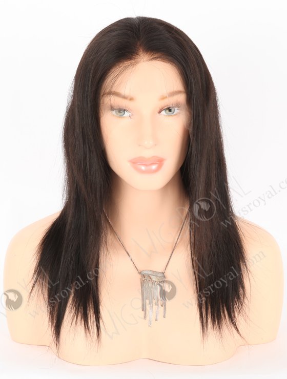 In Stock Indian Remy Hair 12" Straight Natural Color HD Lace Front Wig LLF-01015-25689
