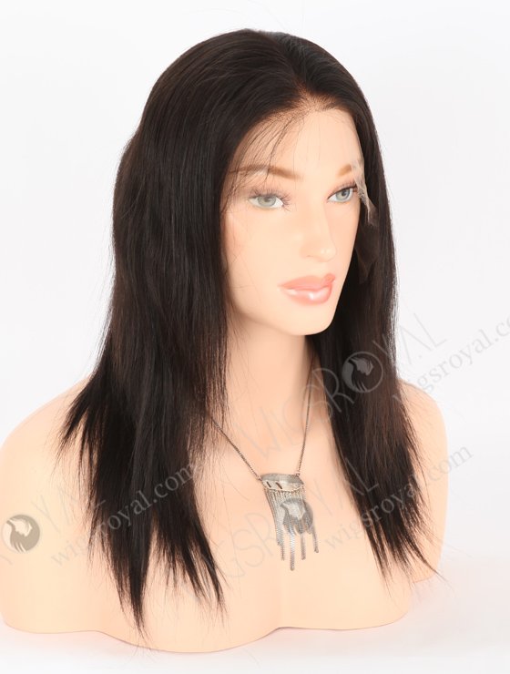 In Stock Indian Remy Hair 12" Straight Natural Color HD Lace Front Wig LLF-01015-25690
