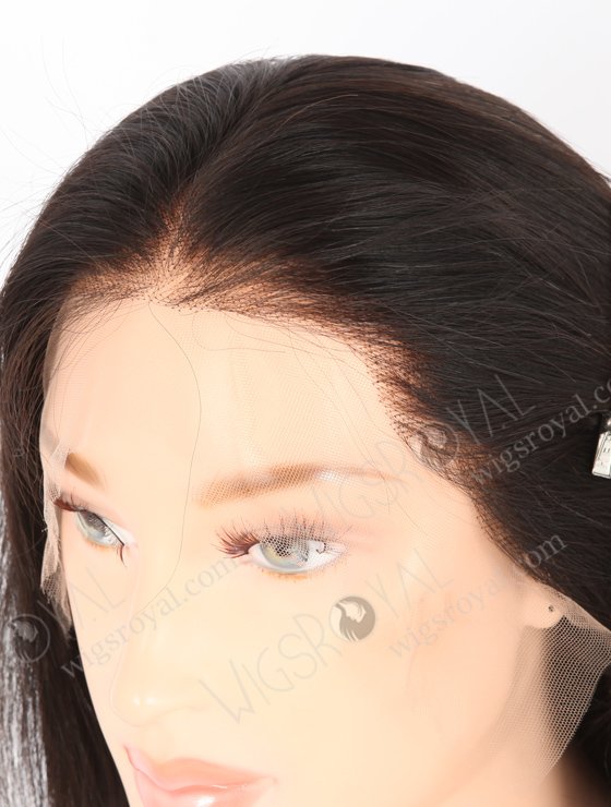 In Stock Indian Remy Hair 12" Straight Natural Color HD Lace Front Wig LLF-01015-25695