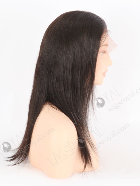 In Stock Indian Remy Hair 14" Straight Natural Color Lace Front Wig LLF-01003-25741