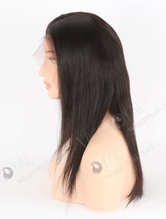 In Stock Indian Remy Hair 14" Straight Natural Color Lace Front Wig LLF-01003-25742