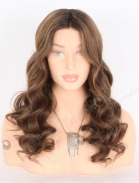 In Stock European Virgin Hair 20" Beach Wave T2/10# With T2/8# Highlights Color Lace Front Wig RLF-08032